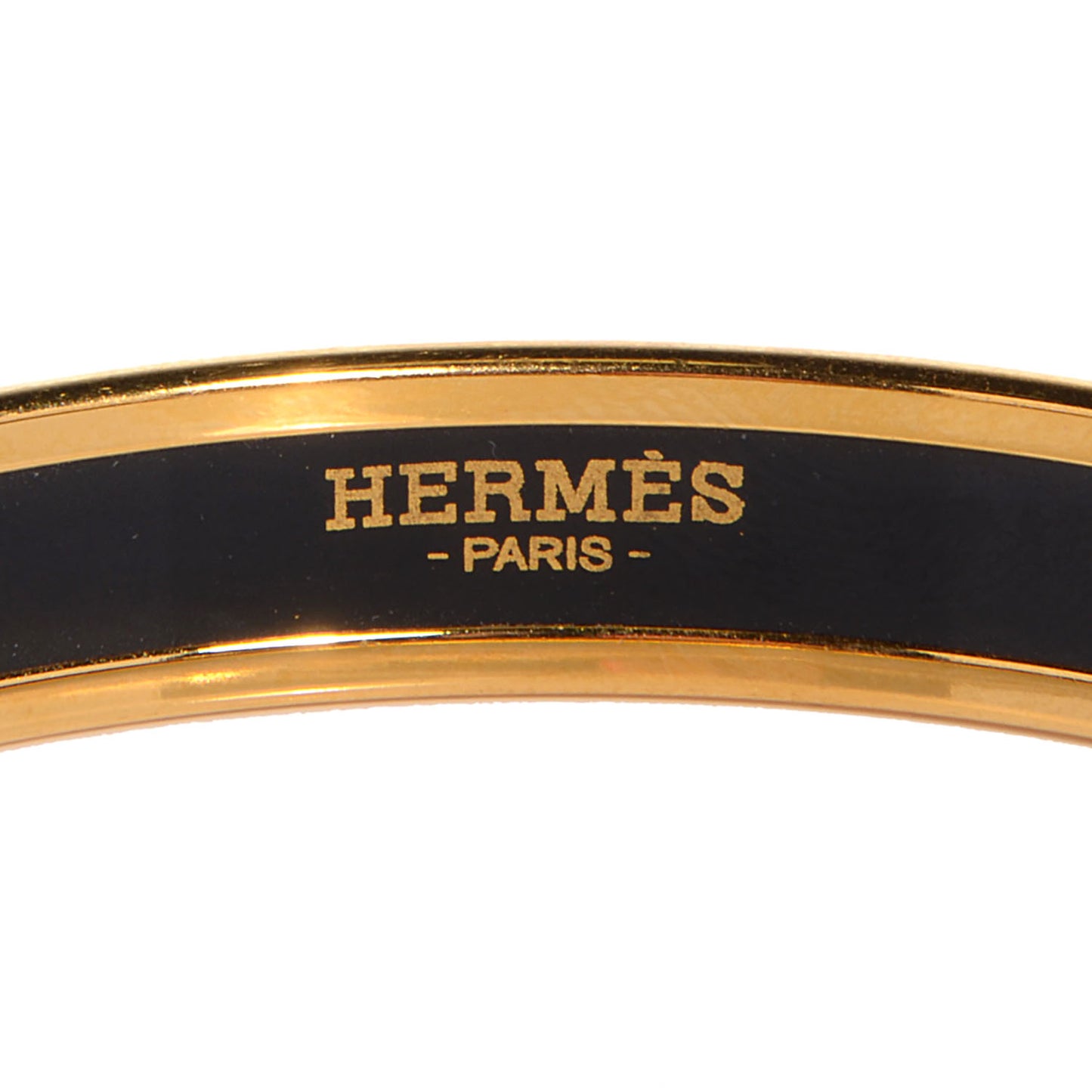 Enamel Printed Colliers de Chiens Narrow Bracelet 70 Sables