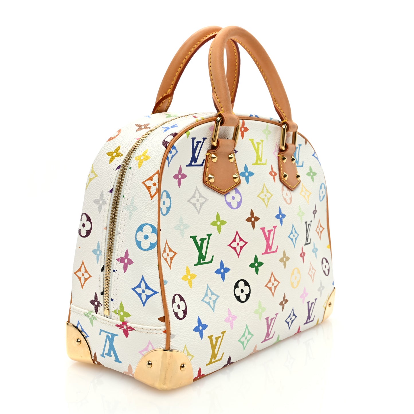 Monogram Multicolor Trouville White