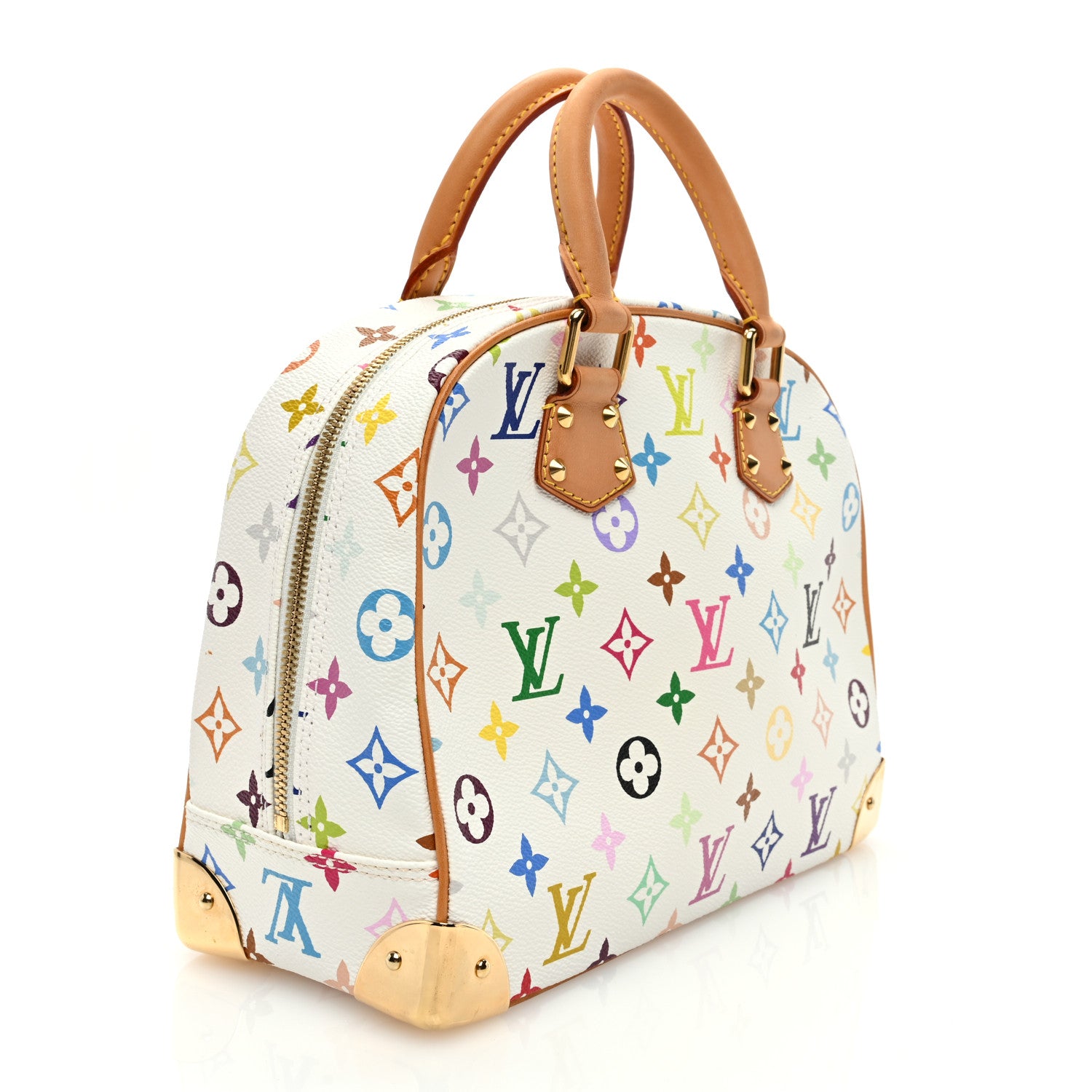 Louis Vuitton Monogram Multicolor Trouville White 3 of 11