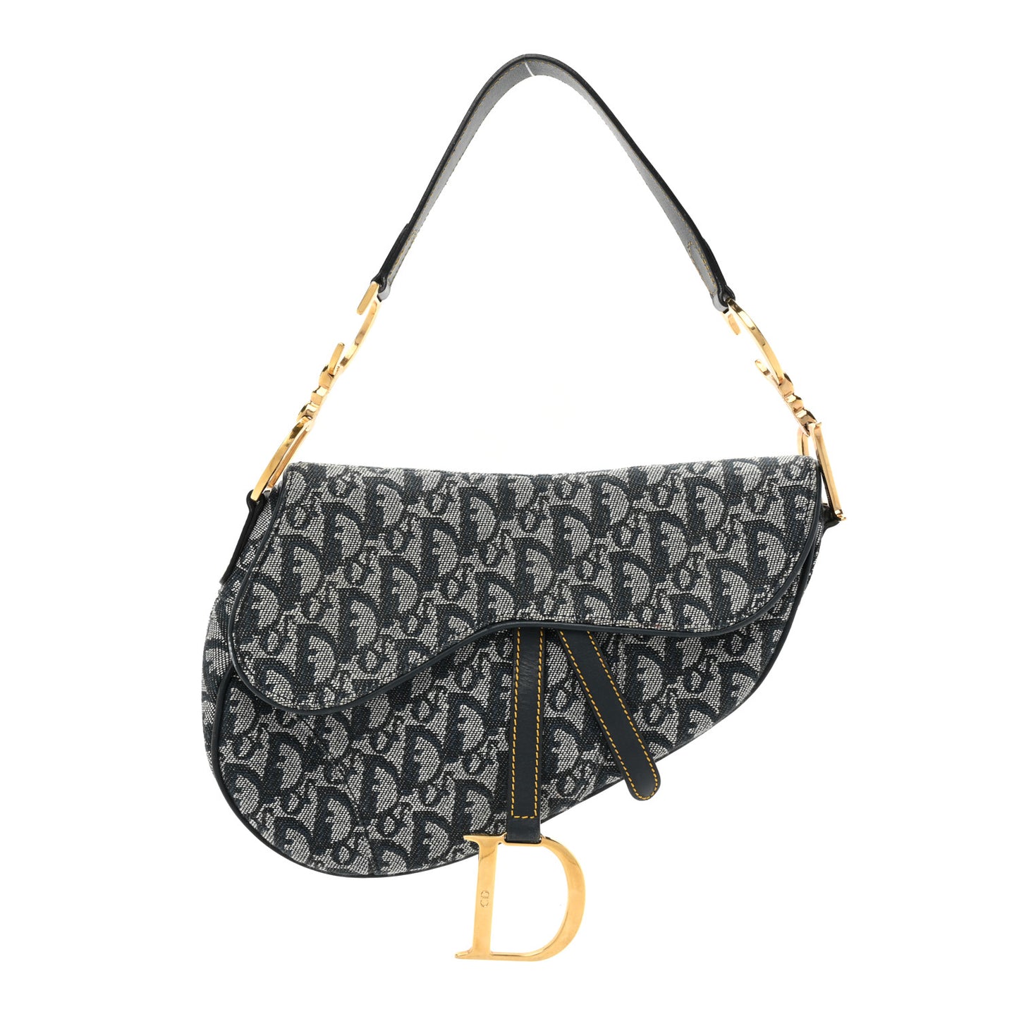 Monogram Saddle Bag Blue