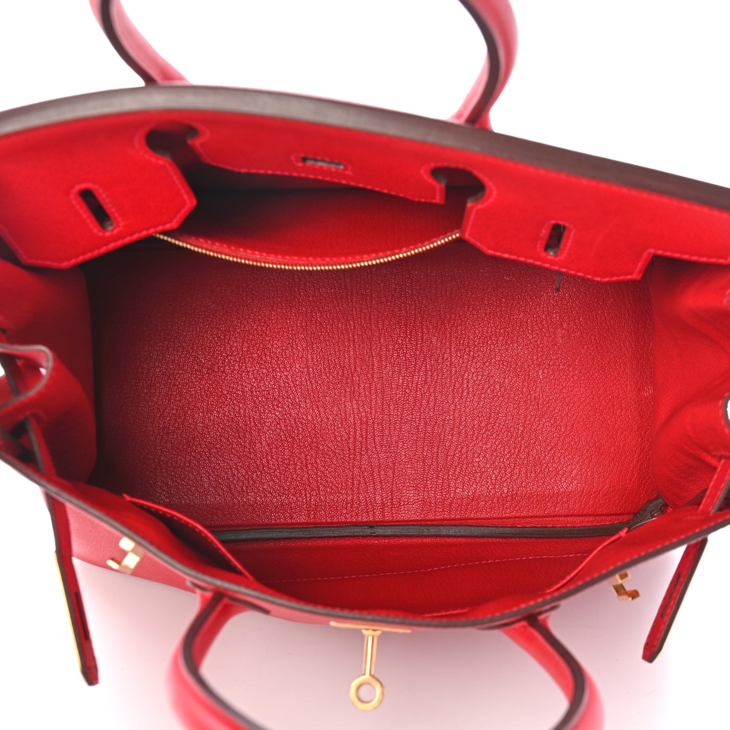 Epsom Birkin 30 Rouge Casaque