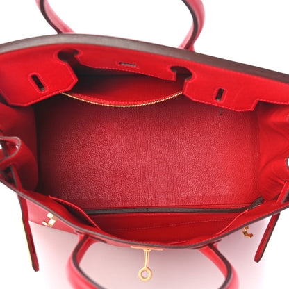 Hermes Epsom Birkin 30 Rouge Casaque 6 of 32