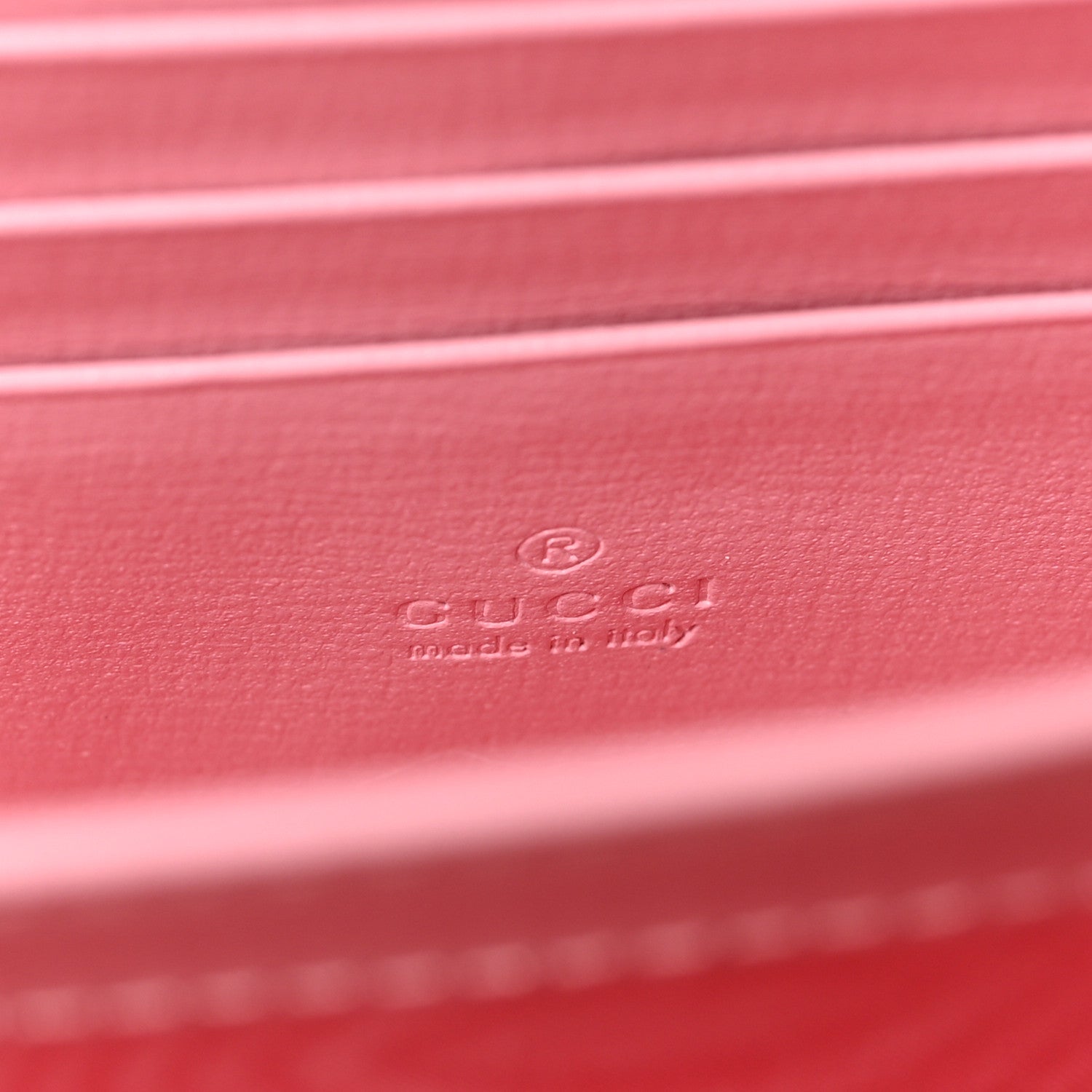 Gucci Azalea Calfskin Enamel Mini Dionysus Chain Wallet New Cherry Red Wild Rose Off White 6 of 8