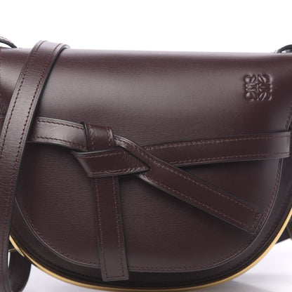 Loewe Calfskin Small Metal Gate Crossbody Bag Oxblood 8 of 8