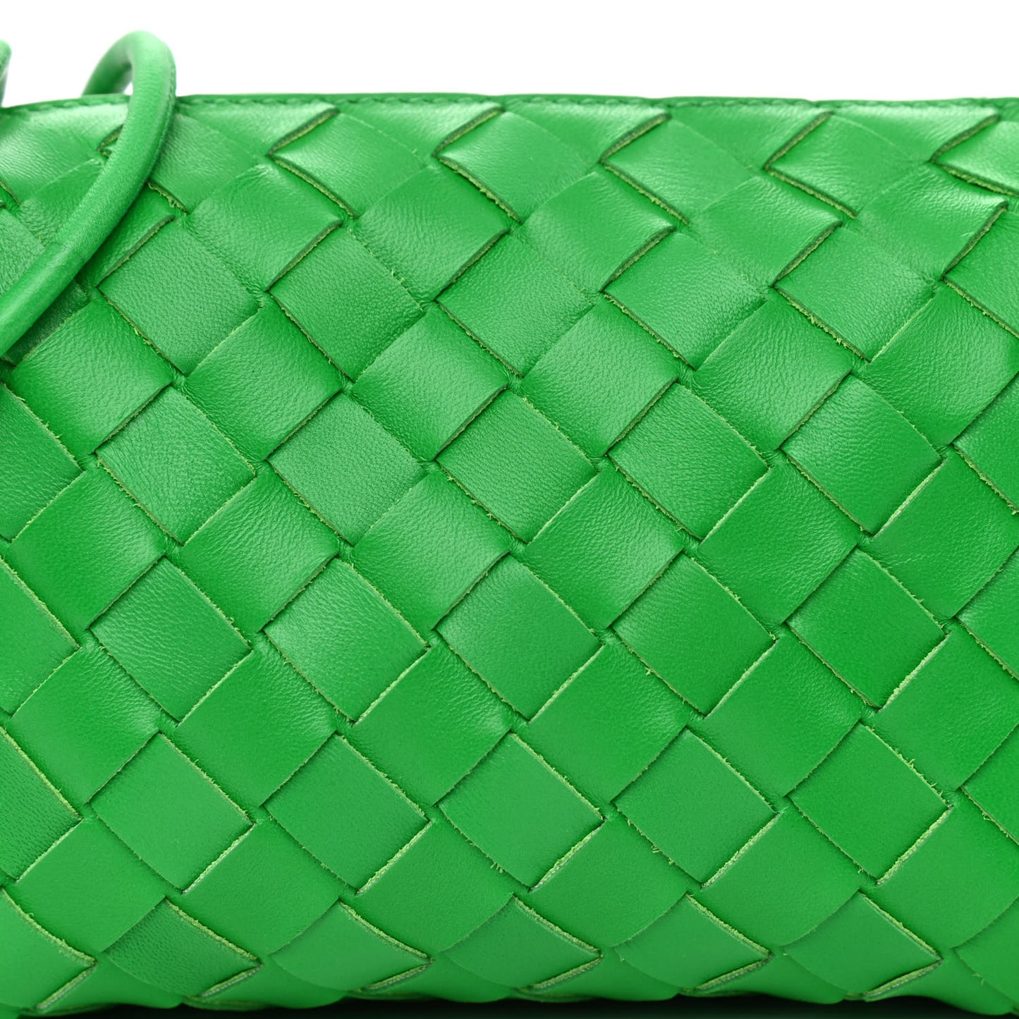 Nappa Intrecciato Mini Loop Camera Bag Parakeet