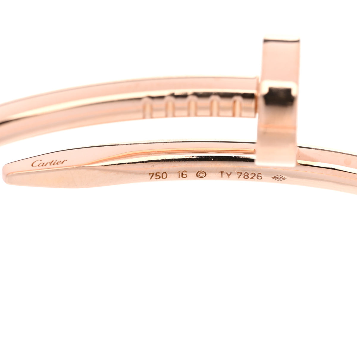 18K Pink Gold Juste Un Clou Bracelet 16