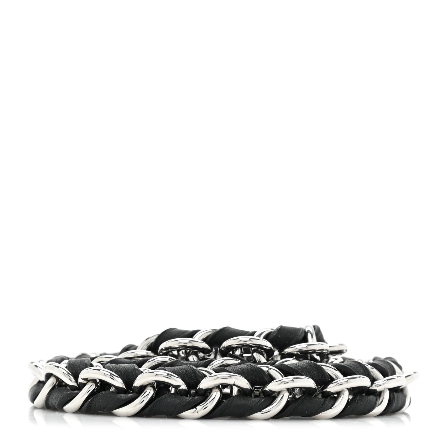 Calfskin Bella Tote Chain Strap Black