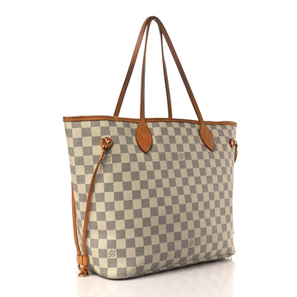 Louis Vuitton Damier Azur Neverfull MM 3 of 9