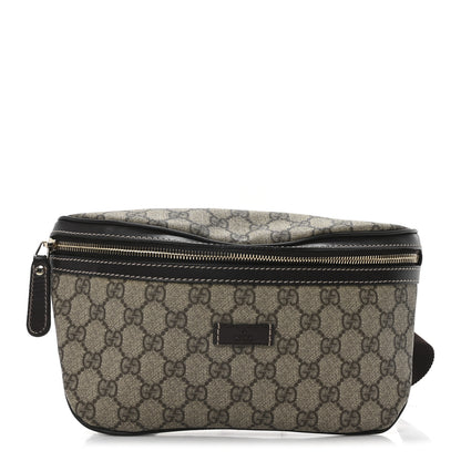 Gucci GG Supreme Monogram Belt Bag Dark Brown 1 of 10