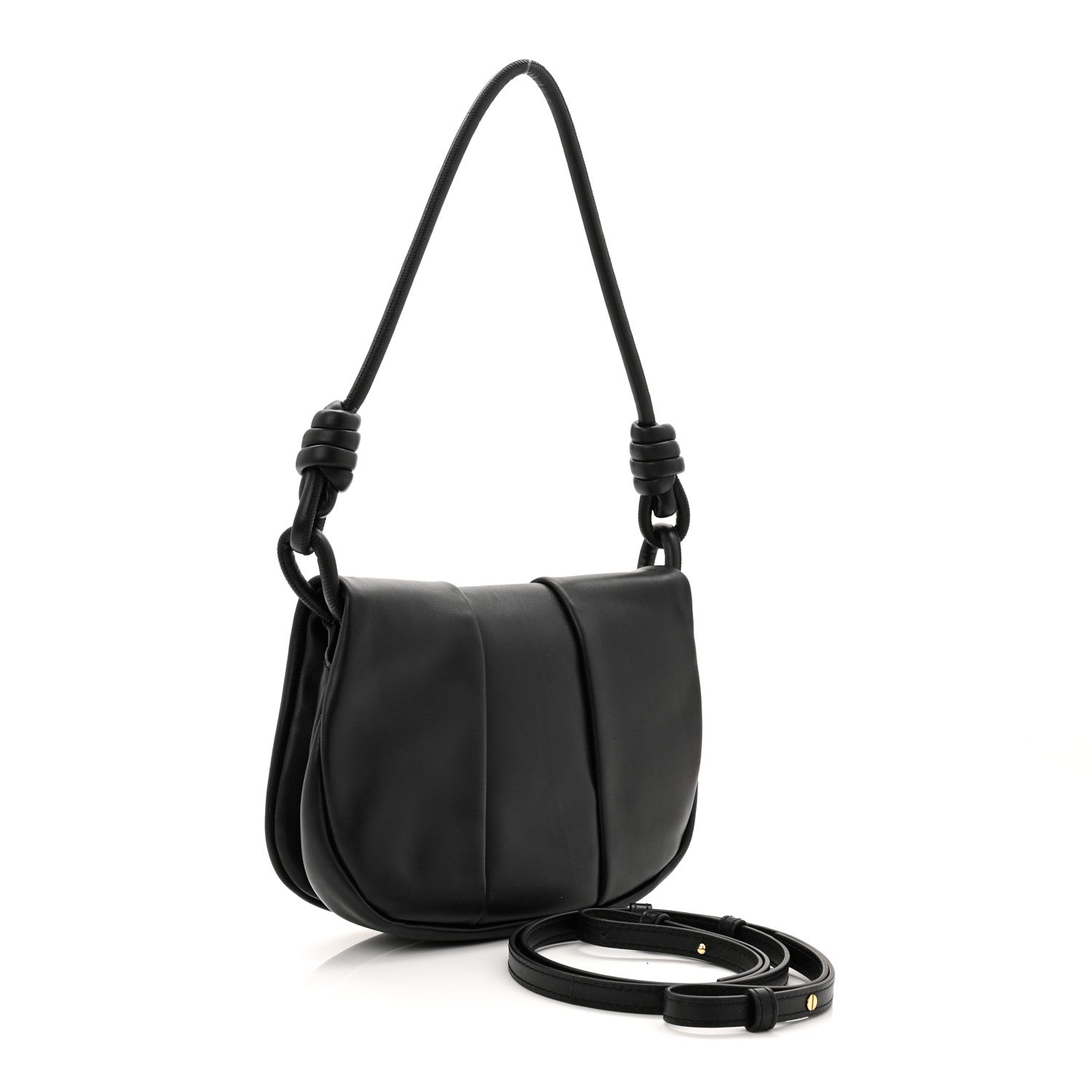 Loewe Shiny Nappa Calfskin Paseo Satchel Black 3 of 10