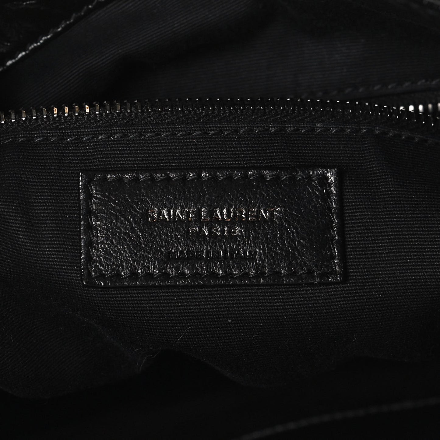 Crinkled Calfskin Matelasse Monogram Niki Shoulder Bag Black