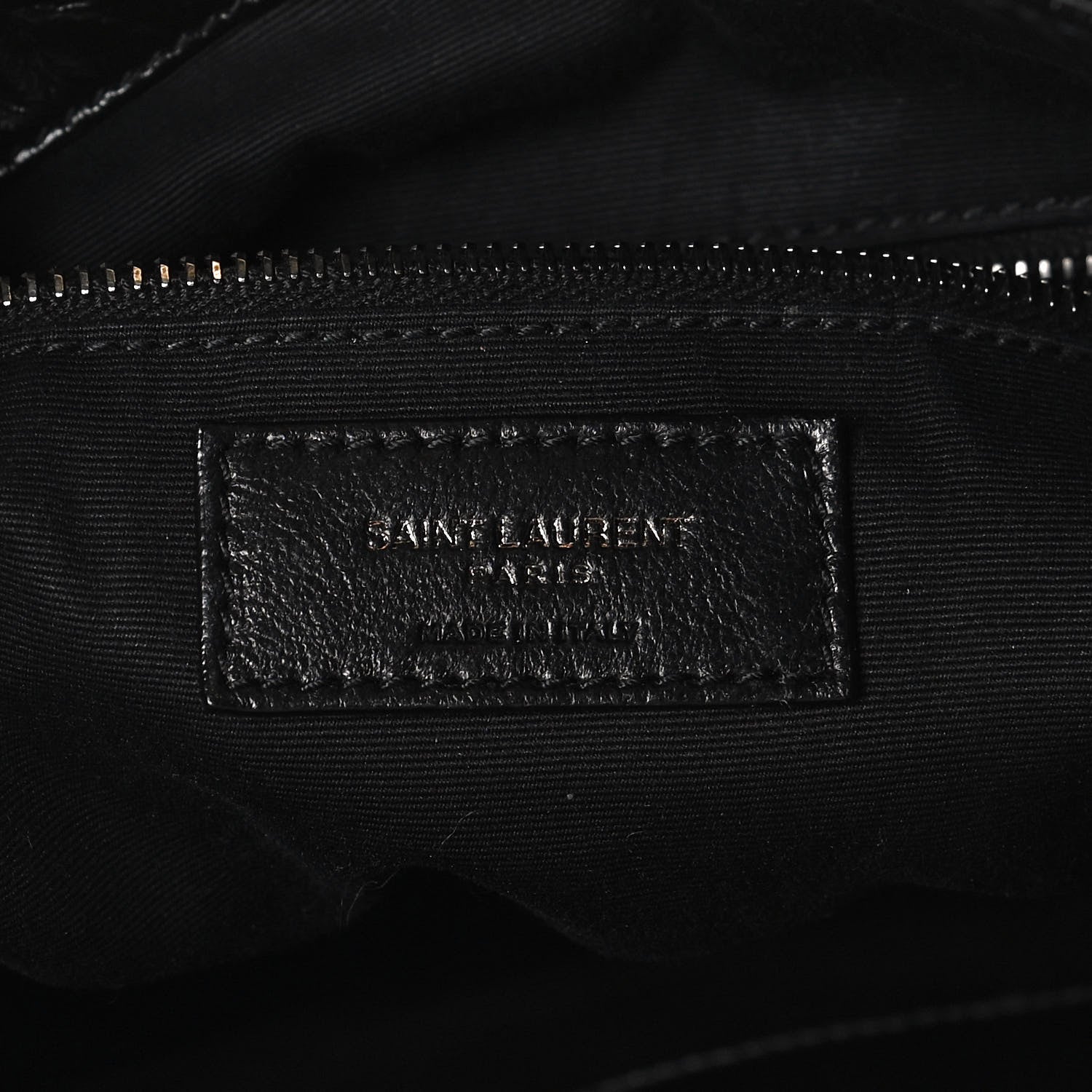 Saint Laurent Crinkled Calfskin Matelasse Monogram Niki Shoulder Bag Black 6 of 11