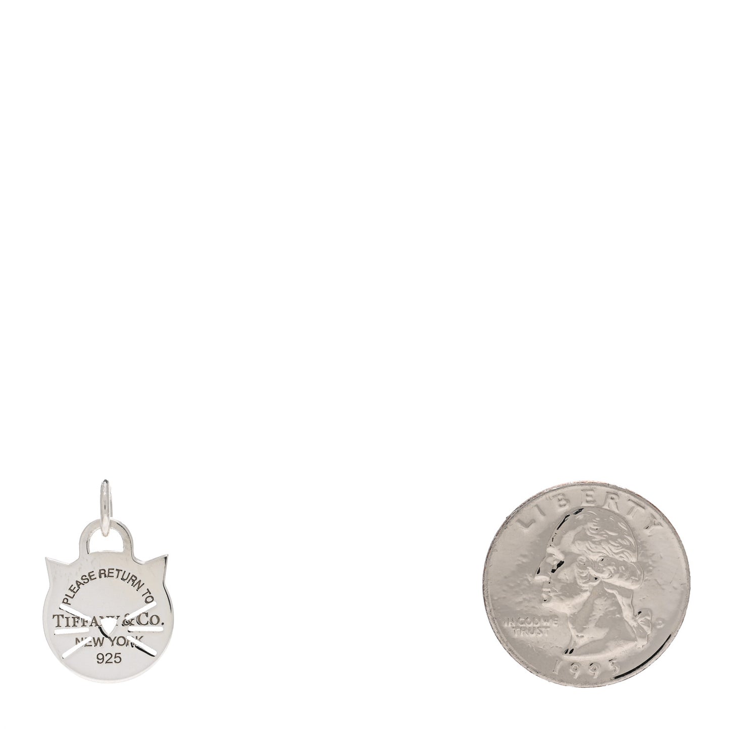 Sterling Silver Return to Tiffany Cat Charm