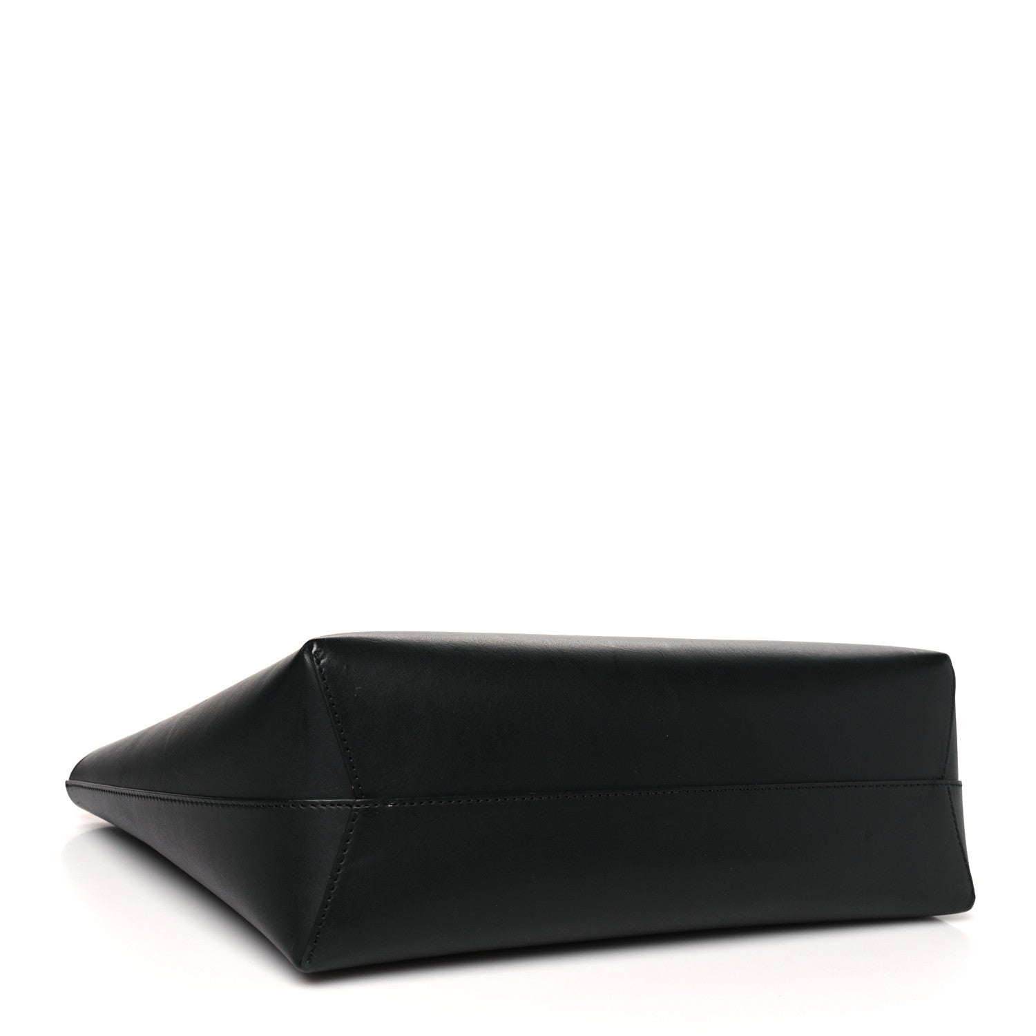 Mansur Gavriel Calfskin Small Shopping Tote Black Flamma 5 of 11