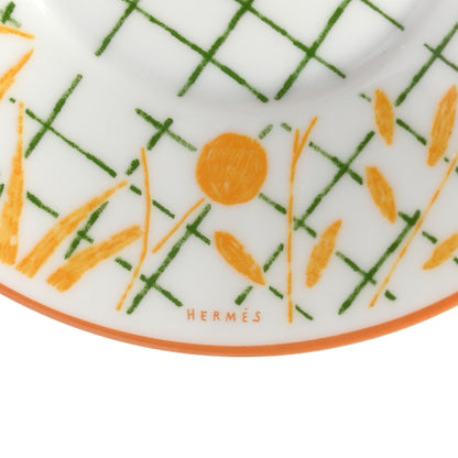 Hermes Porcelain A Walk In The Garden Tea Cup And Saucer Set Of 2 7 of 8