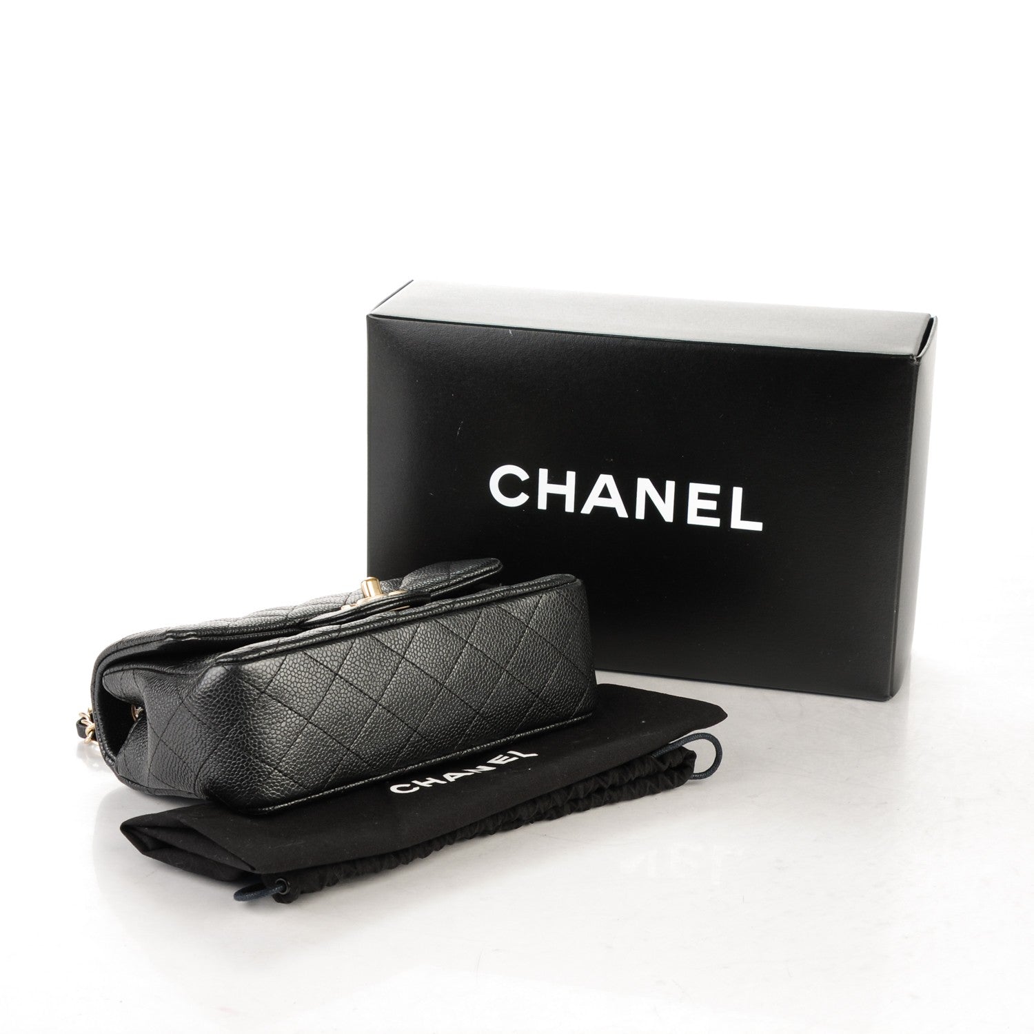 Chanel Caviar Quilted Mini Rectangular Flap Black 4 of 6