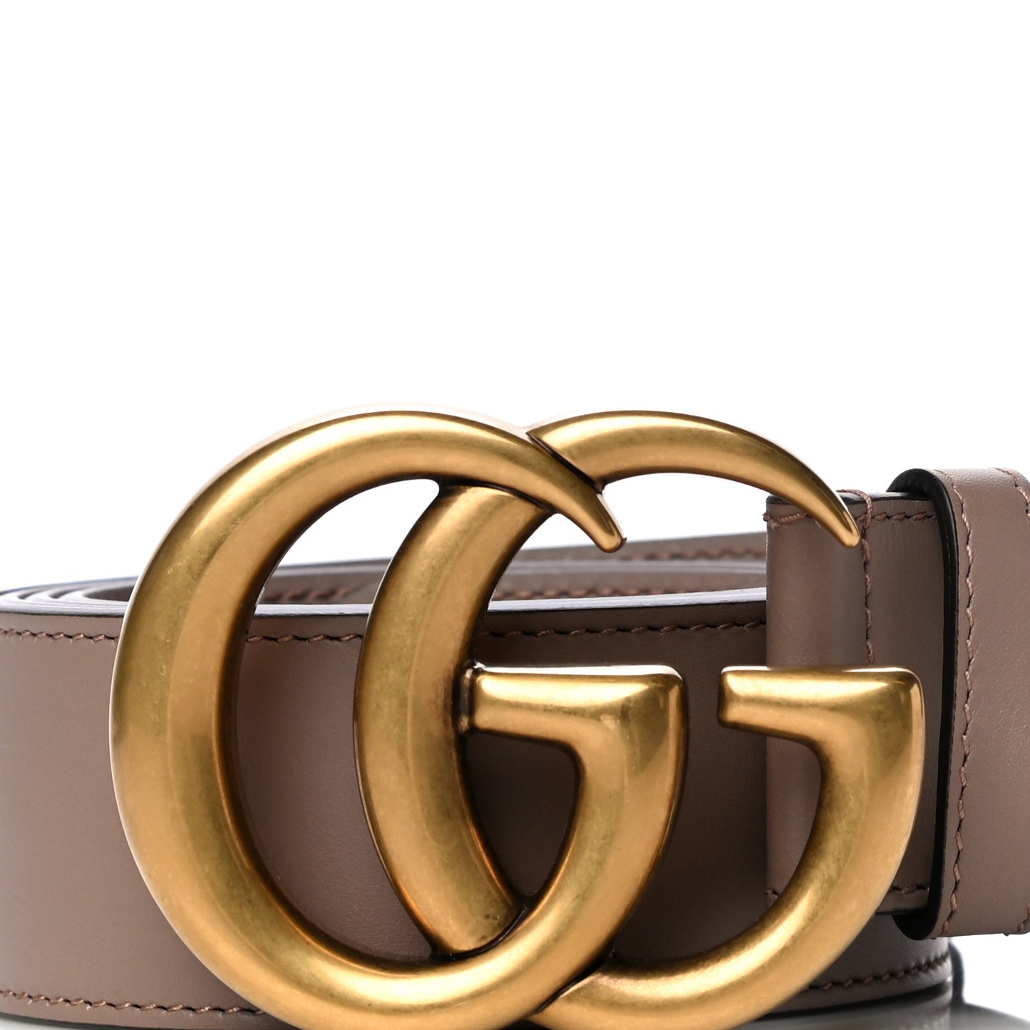 Calfskin Double G 40mm Belt 110 44 Porcelain Rose
