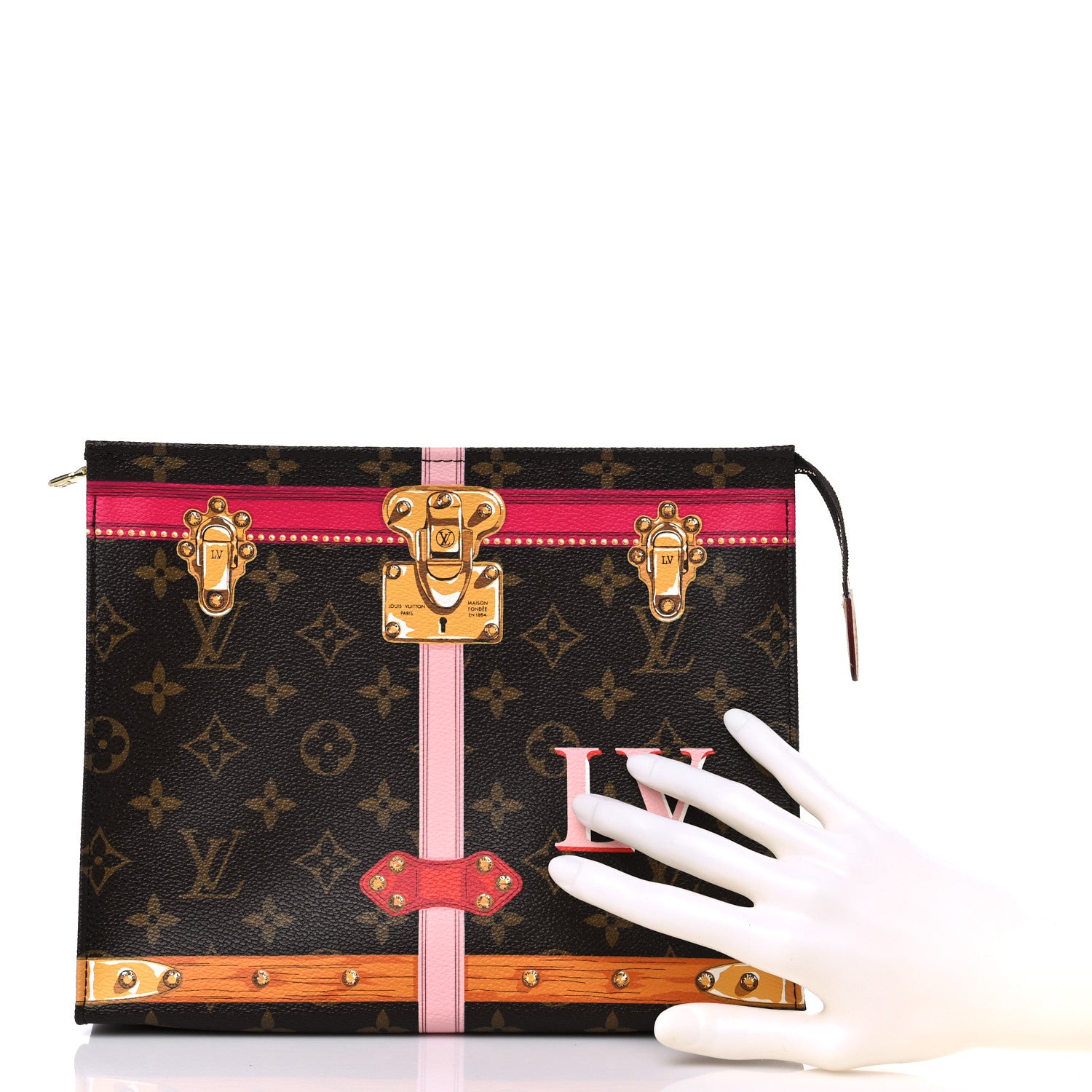 Louis Vuitton Monogram Summer Trunks Toiletry Pouch 26 2 of 8