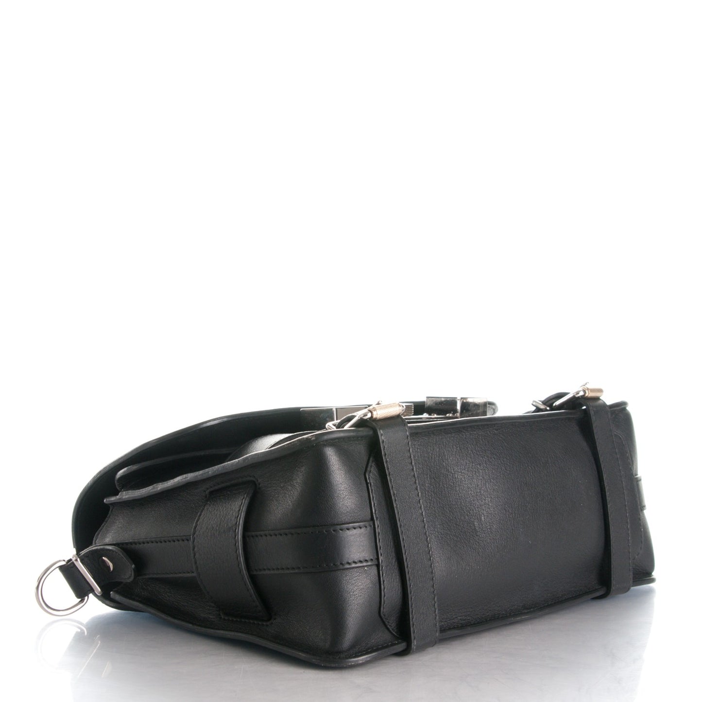 Calfskin PS11 Classic Shoulder Bag Black