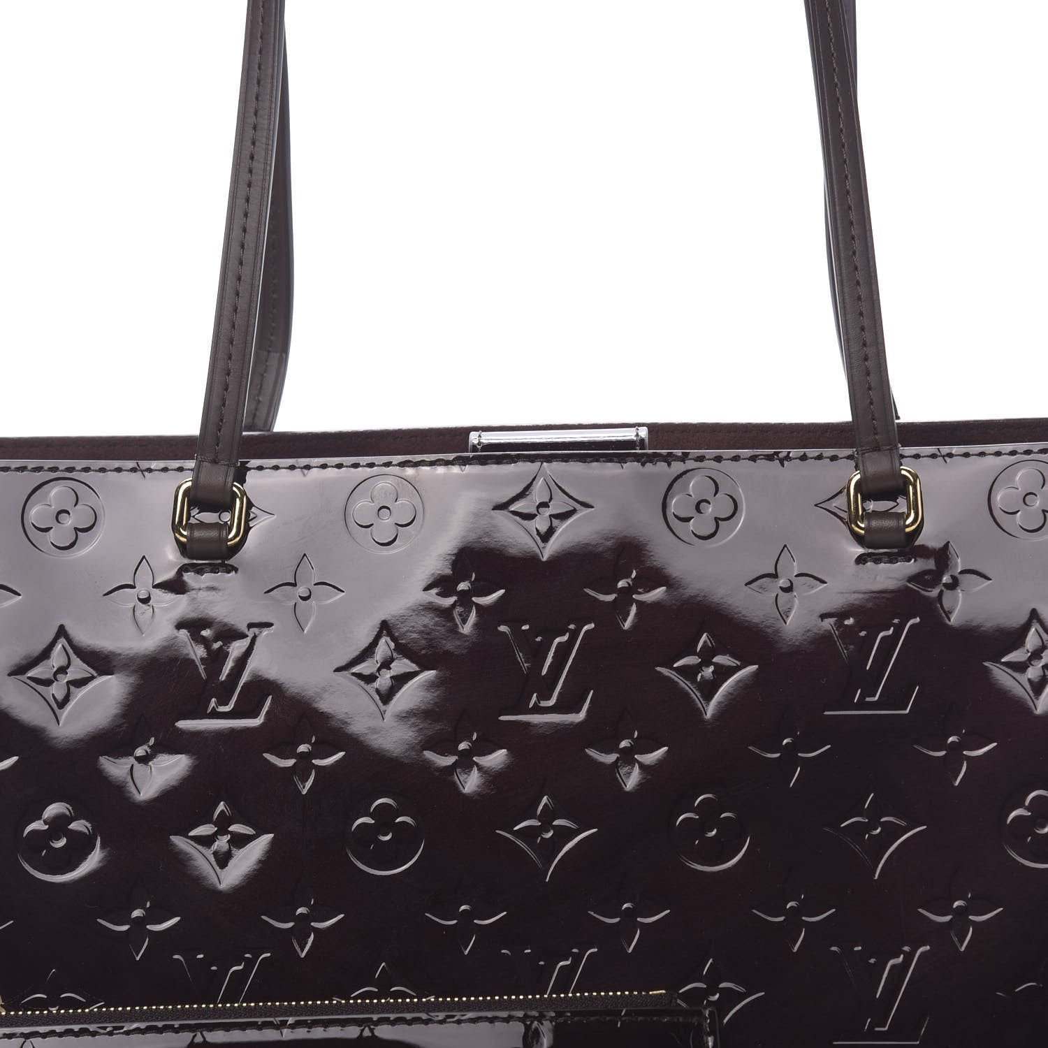 Louis Vuitton Vernis Long Beach MM Amarante 7 of 9