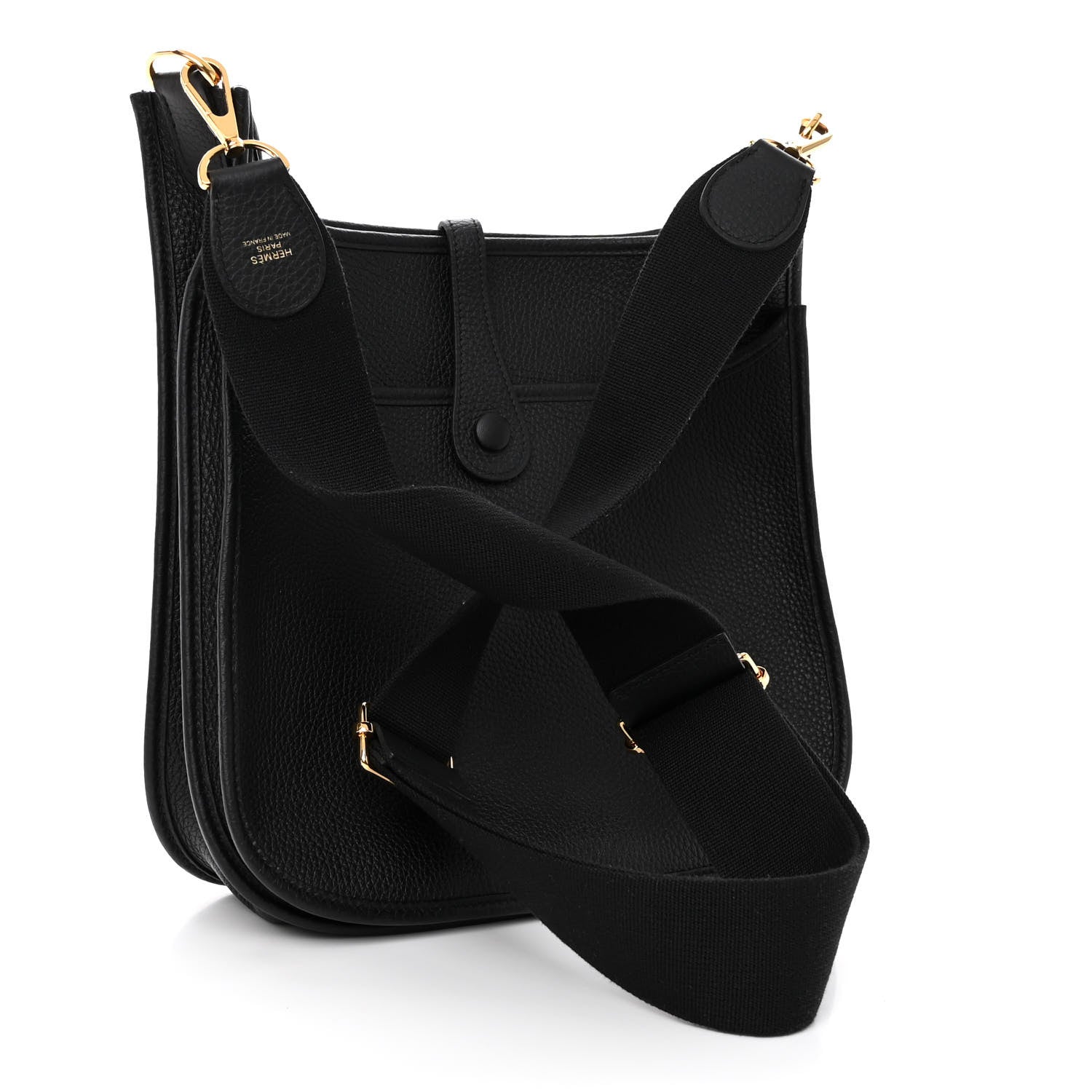 Hermes Taurillon Clemence Evelyne III PM Black 3 of 10