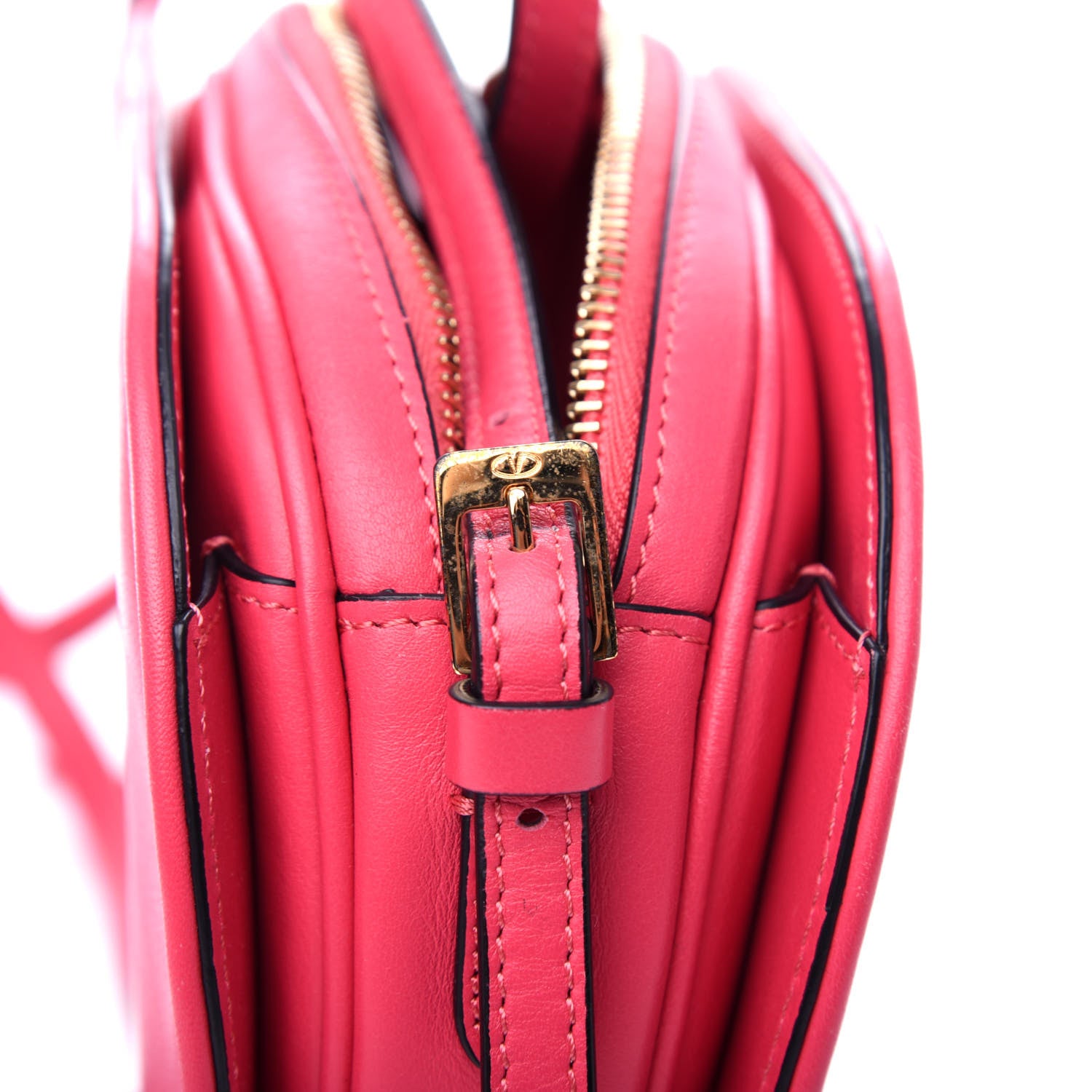 Valentino Garavani Calfskin Small Logo Go Crossbody Bag Pink 12 of 12
