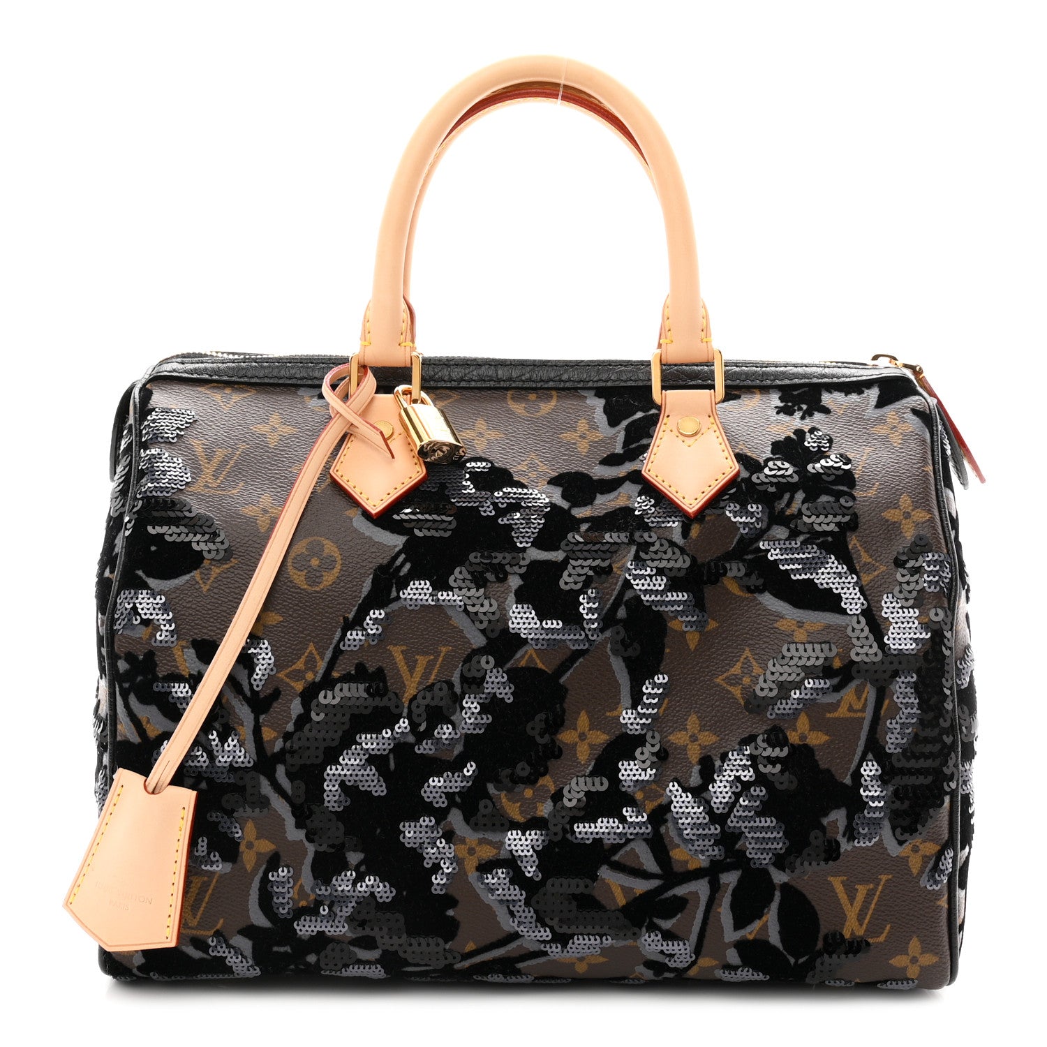 Louis Vuitton Monogram Fleur De Jais Sequins Speedy 30 1 of 10