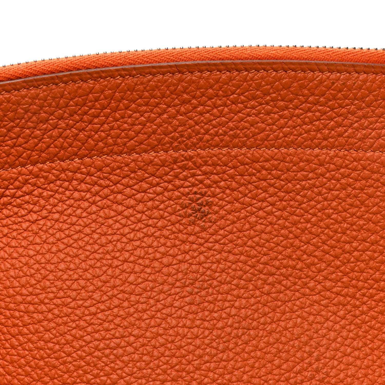 Hermes Togo Mini Bazar Pouch Orange 7 of 7