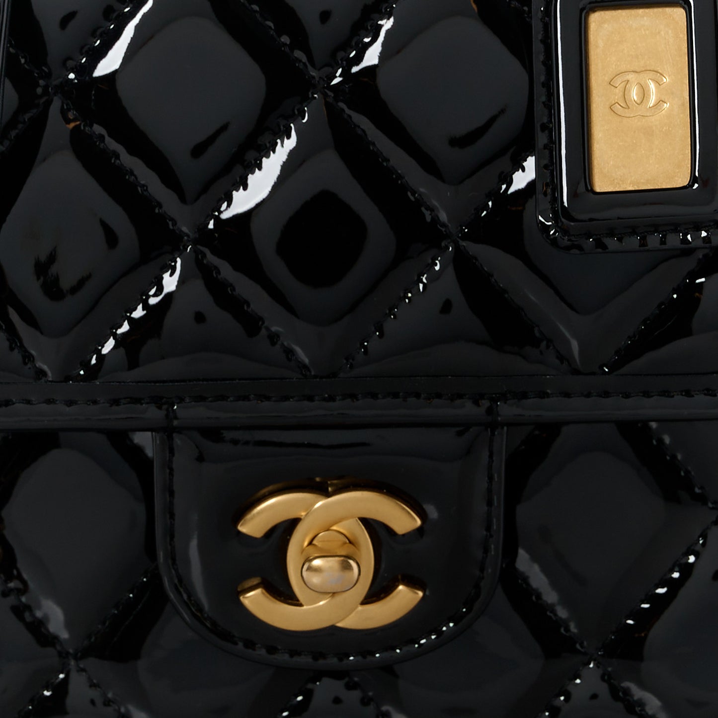 Patent School Memory Mini Top Handle Flap Black