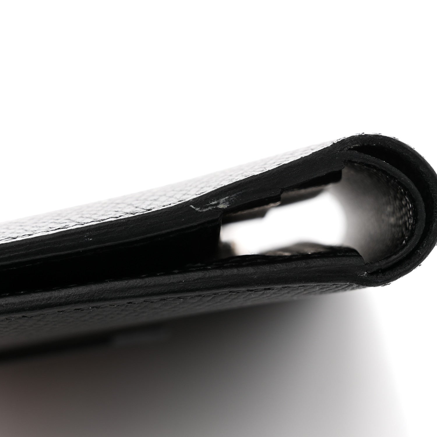 Hermes Epsom Bearn Compact Wallet Black 11 of 15
