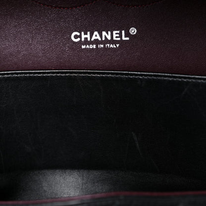 Chanel Lambskin Quilted Jumbo Double Flap Black 13 of 21