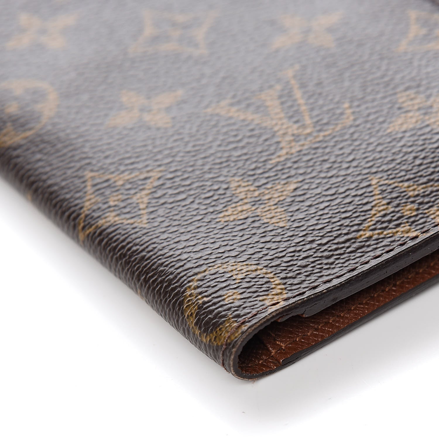 Louis Vuitton Monogram Porte Valeurs Checkbook Wallet 9 of 12