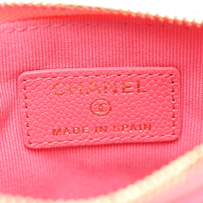 Chanel Caviar Quilted Small Cosmetic Case Pink 6 of 7