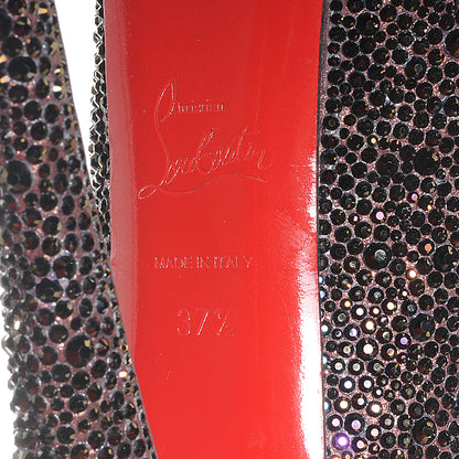 Christian Louboutin Crystal Suede Burma Daffodile Strass 160 Pumps 37.5 Plum 6 of 6