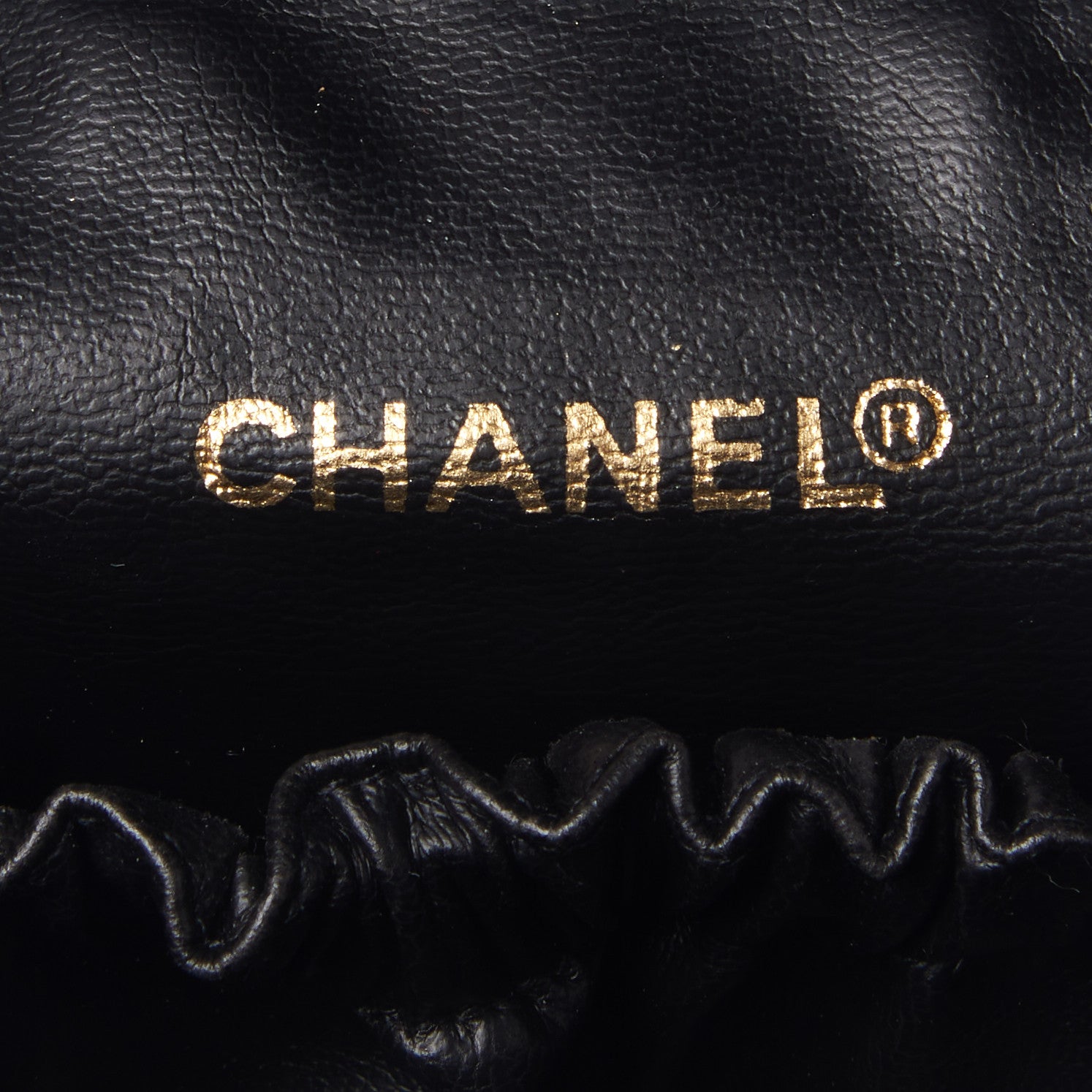 Chanel Calfskin Cosmetic Vanity Bag Black 7 of 8