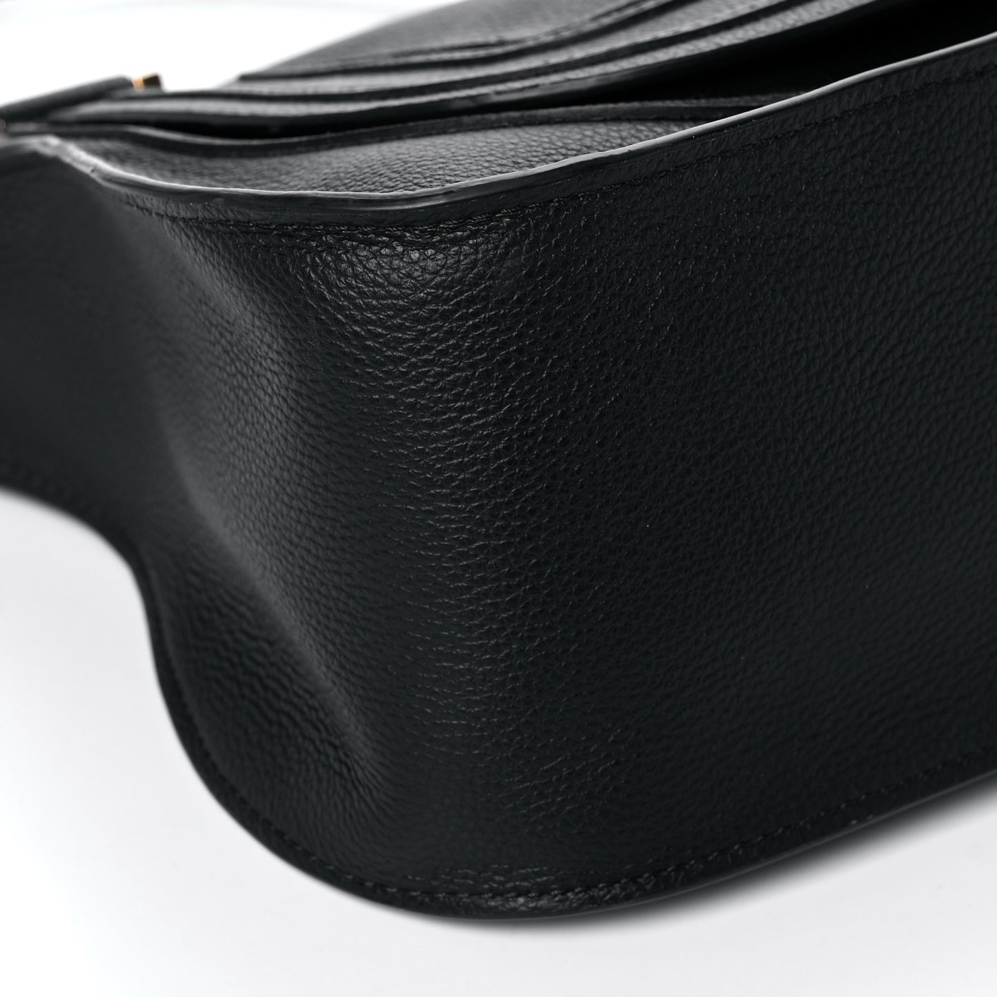Calfskin Medium Marcie Satchel Black