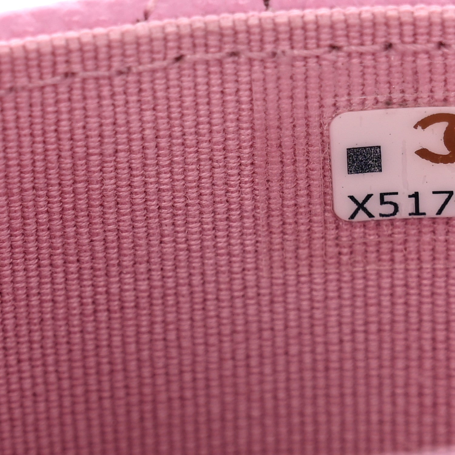 Chanel Caviar Quilted Flap Card Holder Wallet Pink 8 of 10