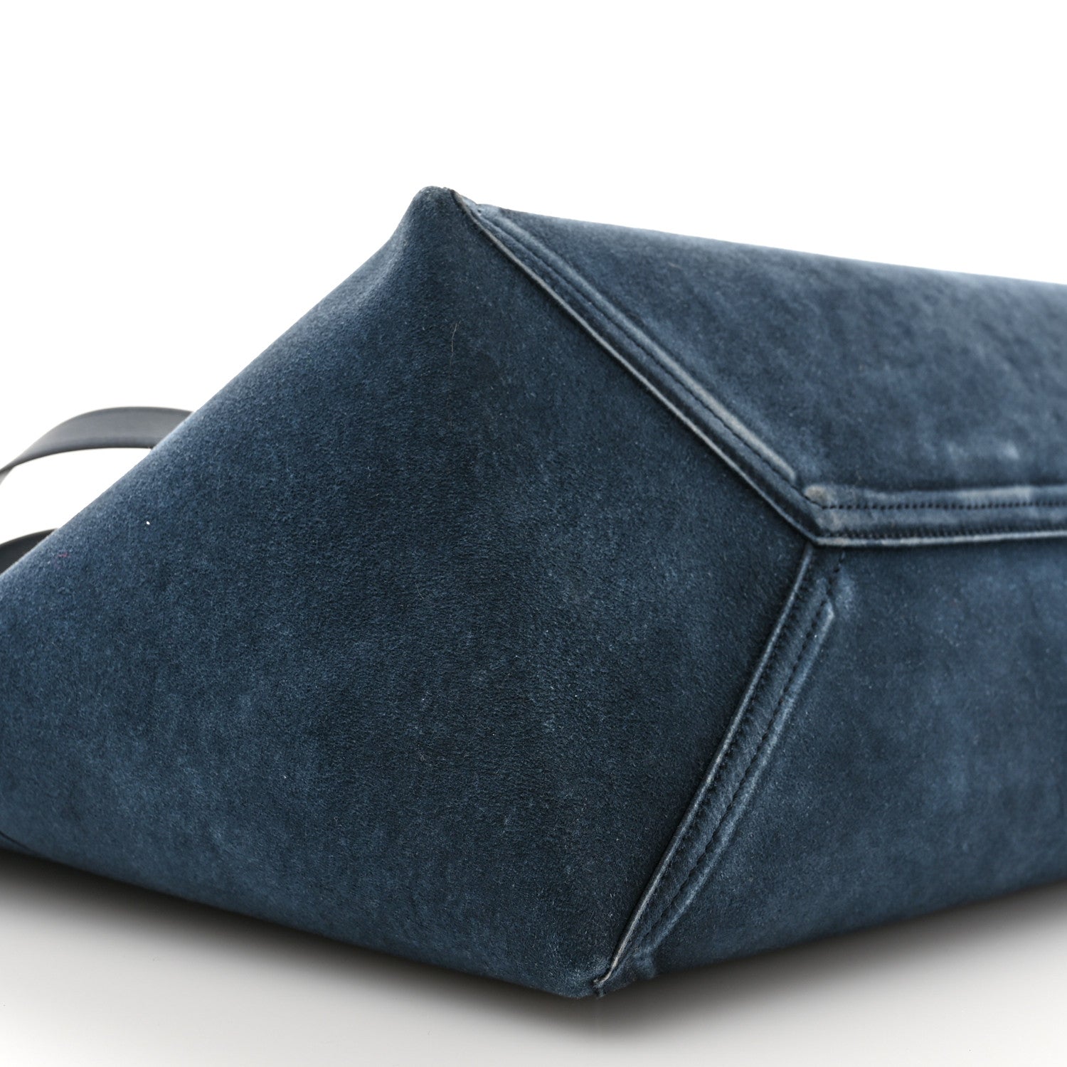 Loewe Suede Large Puzzle Fold Tote Denim 9 of 10