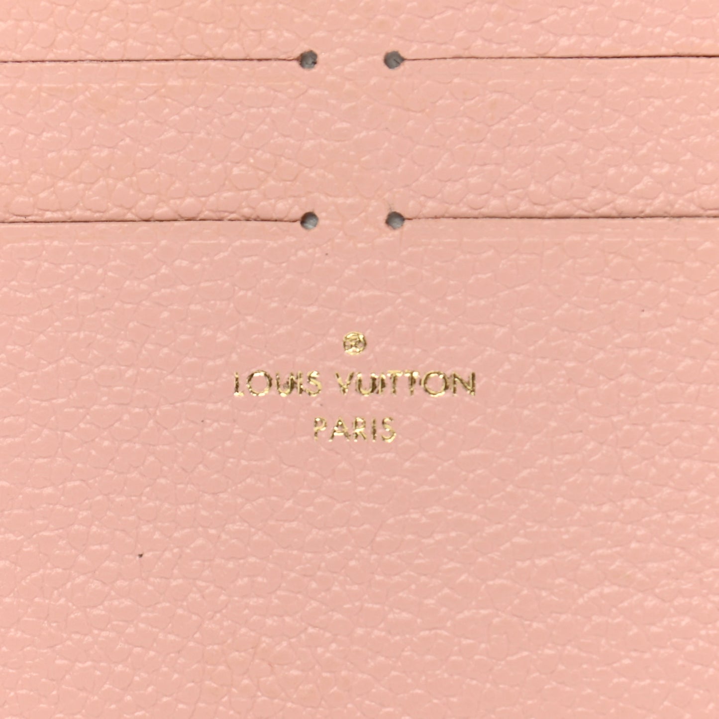 Calfskin Felicie Card Holder Insert Rose Ballerine