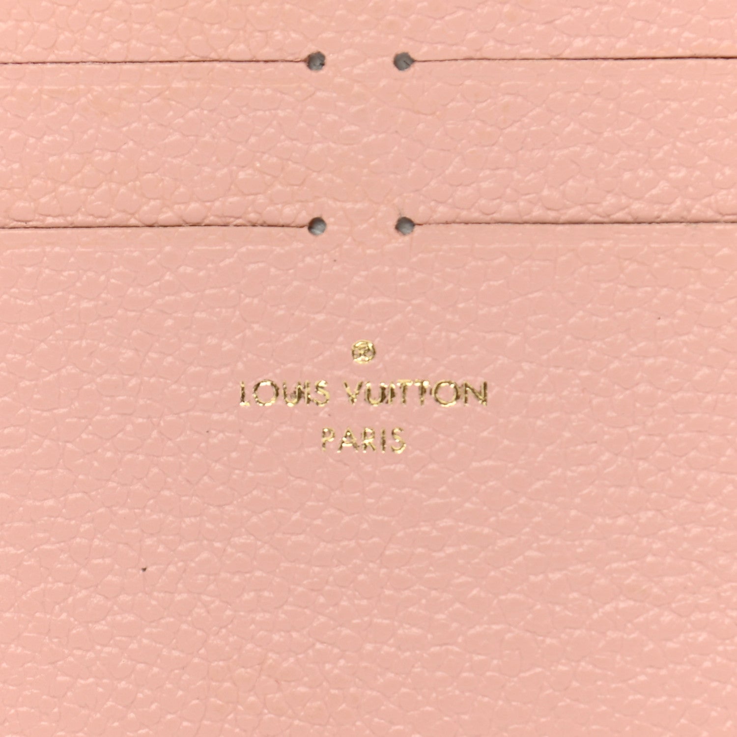 Louis Vuitton Calfskin Felicie Card Holder Insert Rose Ballerine 6 of 6