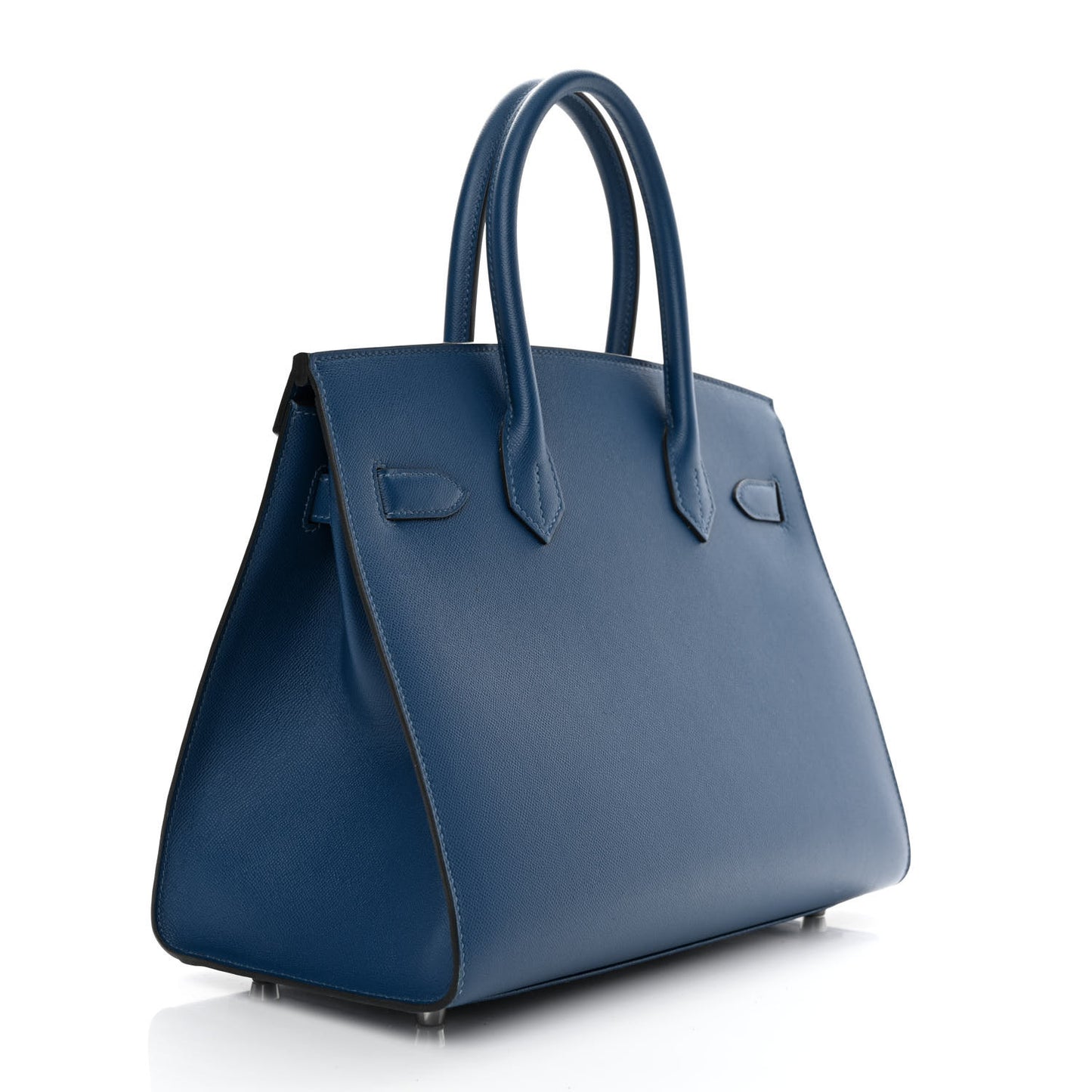 Madame Calfskin Birkin Sellier 30 Deep Blue