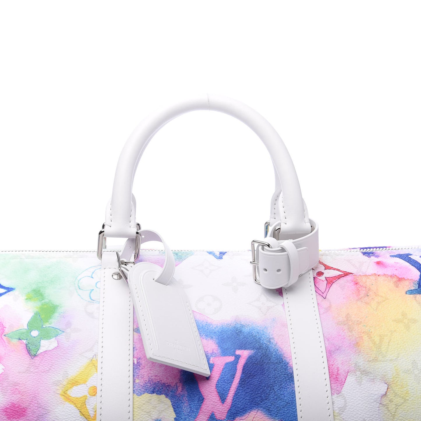 Monogram Watercolor Keepall Bandouliere 50 Multicolor