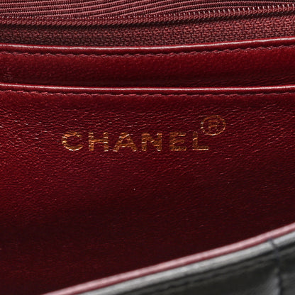 Chanel Lambskin Vertical Quilt Jumbo Single Flap Black 6 of 10