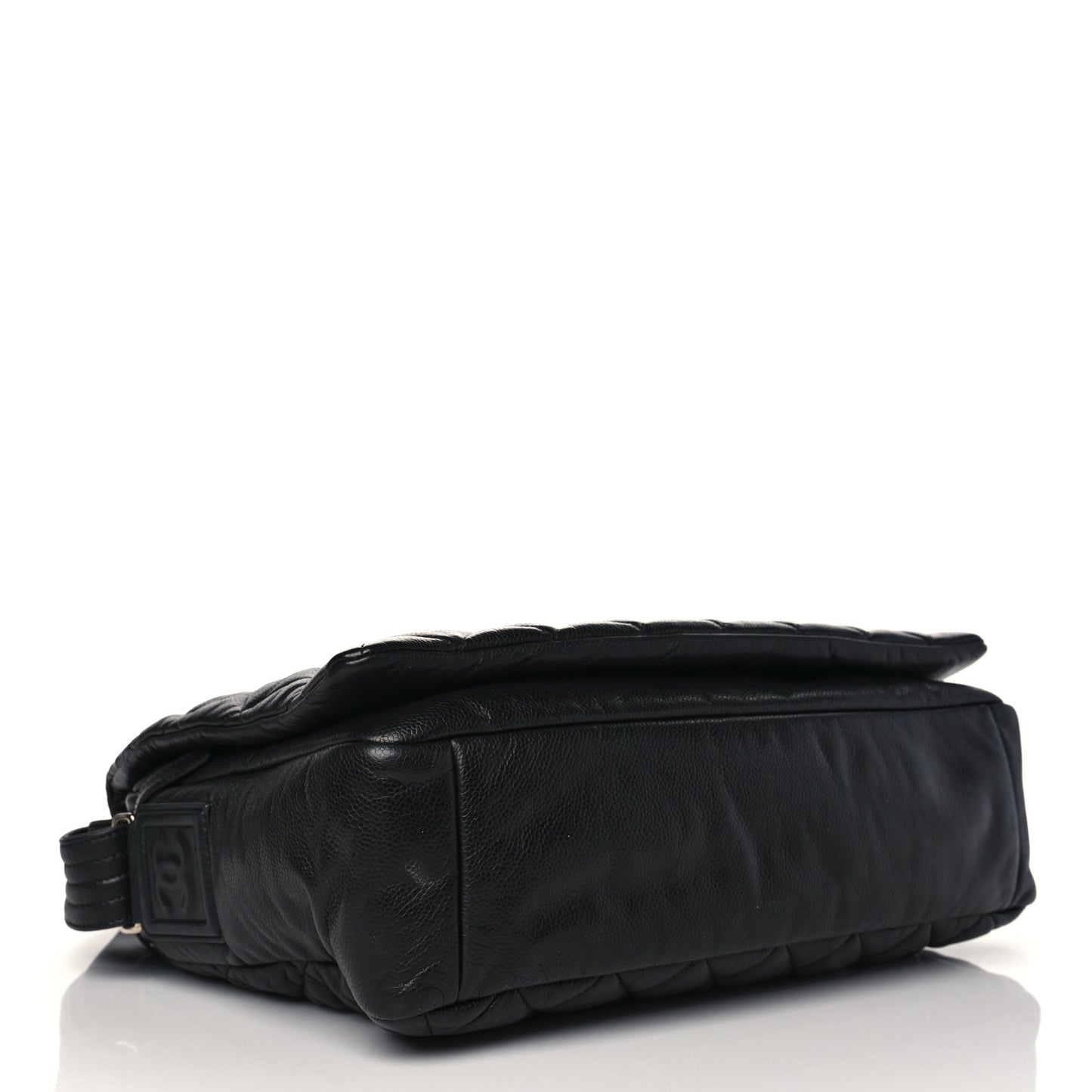 Caviar Quilted Coco Cocoon Messenger Black