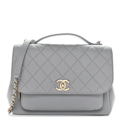 Chanel Caviar Quilted Large Business Affinity Flap Grey 1 of 11