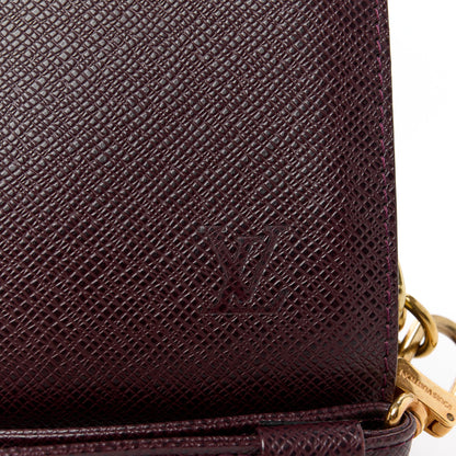 Louis Vuitton LOUIS VUITTON Taiga Baikal Pochette Acajou 8 of 13
