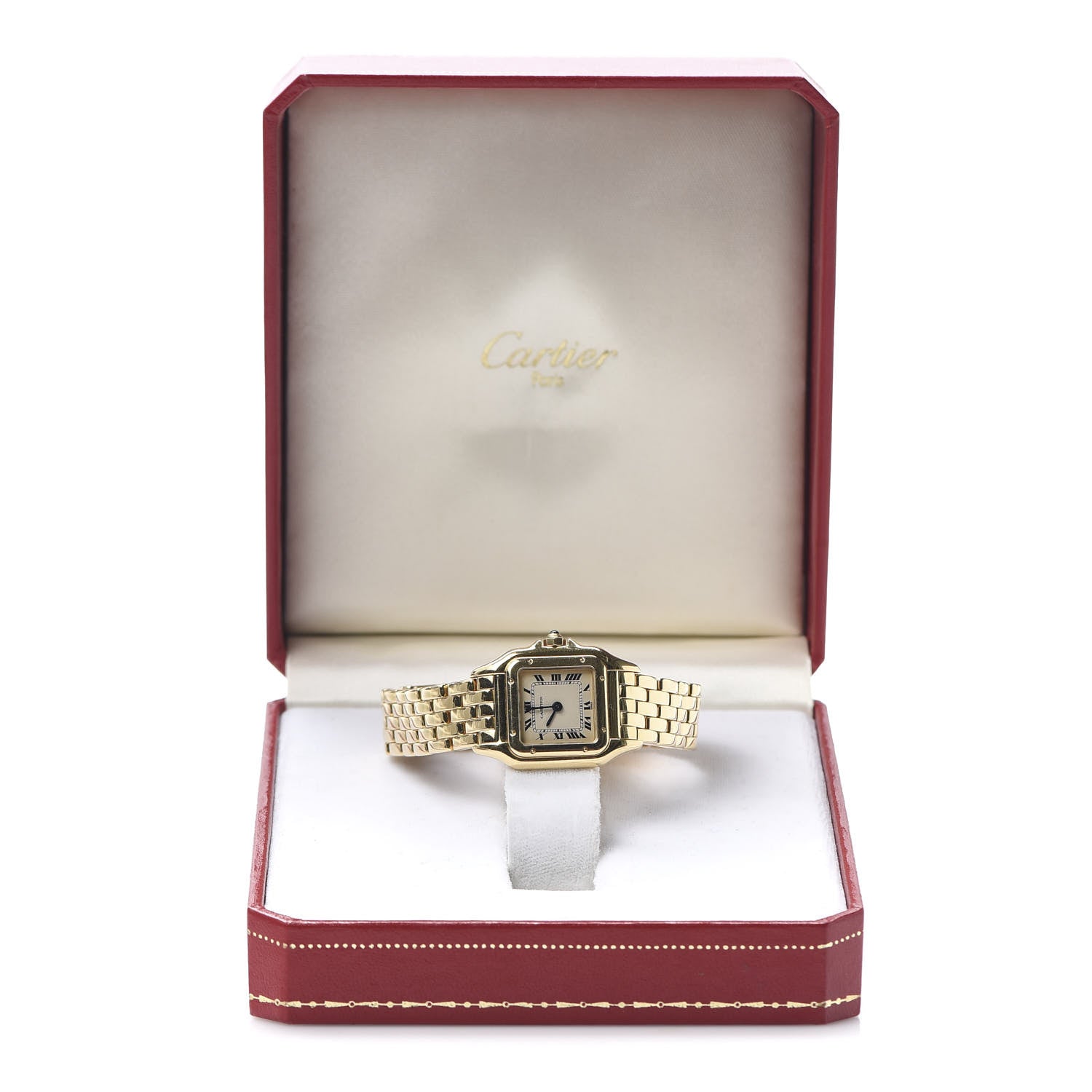 Cartier 18K Yellow Gold 22mm Panthere Quartz Watch 7 of 7