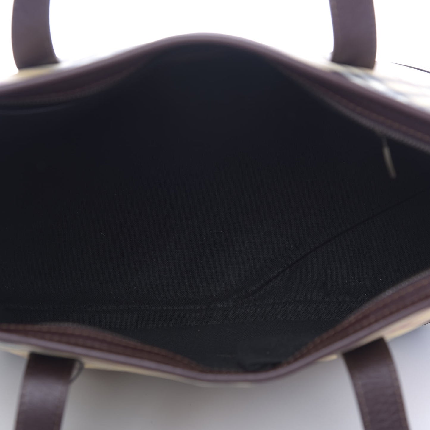 Haymarket Check Studded Tote Bag Chocolate