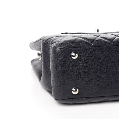 Chanel Caviar Quilted Flap Tote Marine 7 of 10