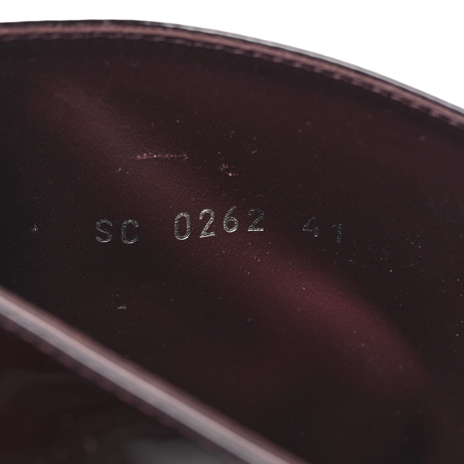 Louis Vuitton Patent Territory Ranger Boots 41 Bordeaux 6 of 8